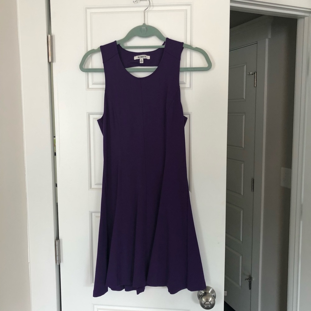 Purple dress, short